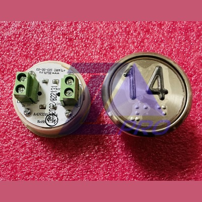 Модуль кнопочный A4N33841$14 красная подсветка Брайль "14" BBP-R331-CMPLT-S-R-14(EA2406S-S-R-14) ЩЛЗ